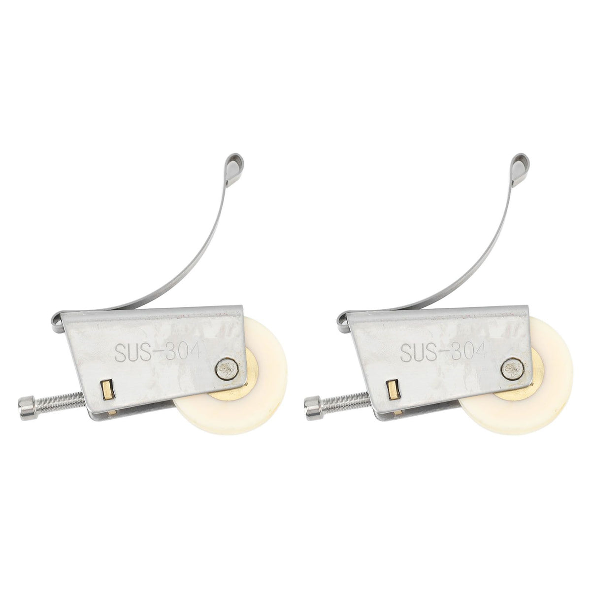 2Set Cabinet Sliding Door Window Roller Pulley Stainless Steel Sliding Door Window Roller Pulley Including Upper Wheel Waterproof Copper Core Concave Wheel