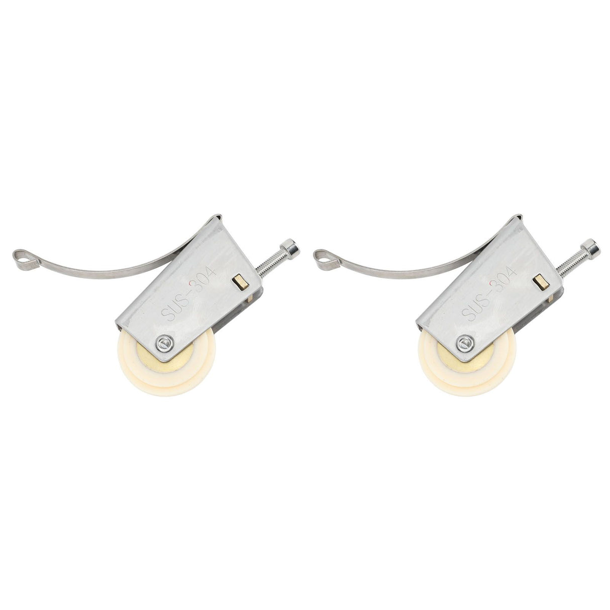 2Set Cabinet Sliding Door Window Roller Pulley Stainless Steel Sliding Door Window Roller Pulley Including Upper Wheel Waterproof Copper Core Cam Wheel