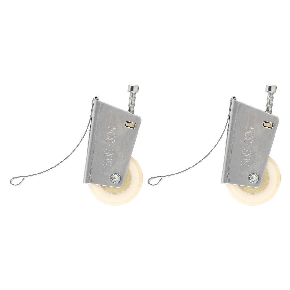 2Set Cabinet Sliding Door Window Roller Pulley Stainless Steel Sliding Door Window Roller Pulley Including Upper Wheel Waterproof Copper Core Cam Wheel
