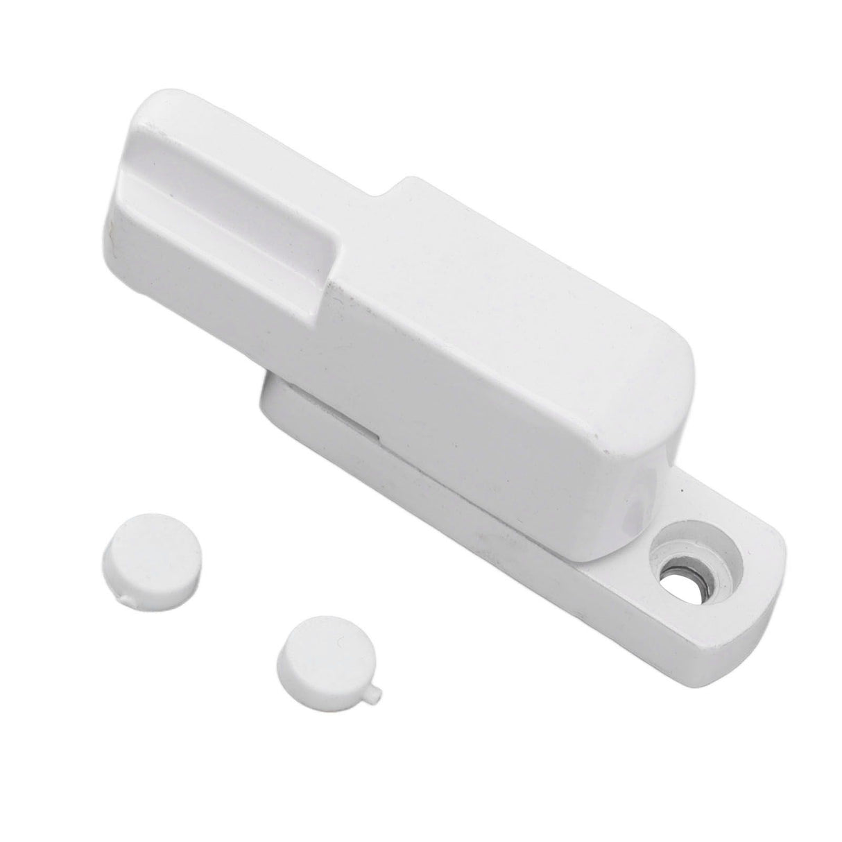 Window Latch Sash Lock Aluminum Alloy Anti Theft T Type Universal Child Proof Safety Lock for Home Security White