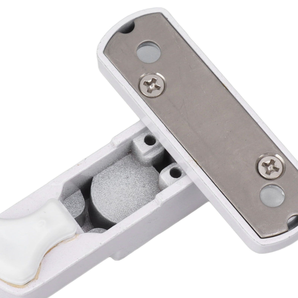 Window Sash Lock Aluminum Alloy T Type Sliding Window Latch Child Proof Safety Lock for Home Security White