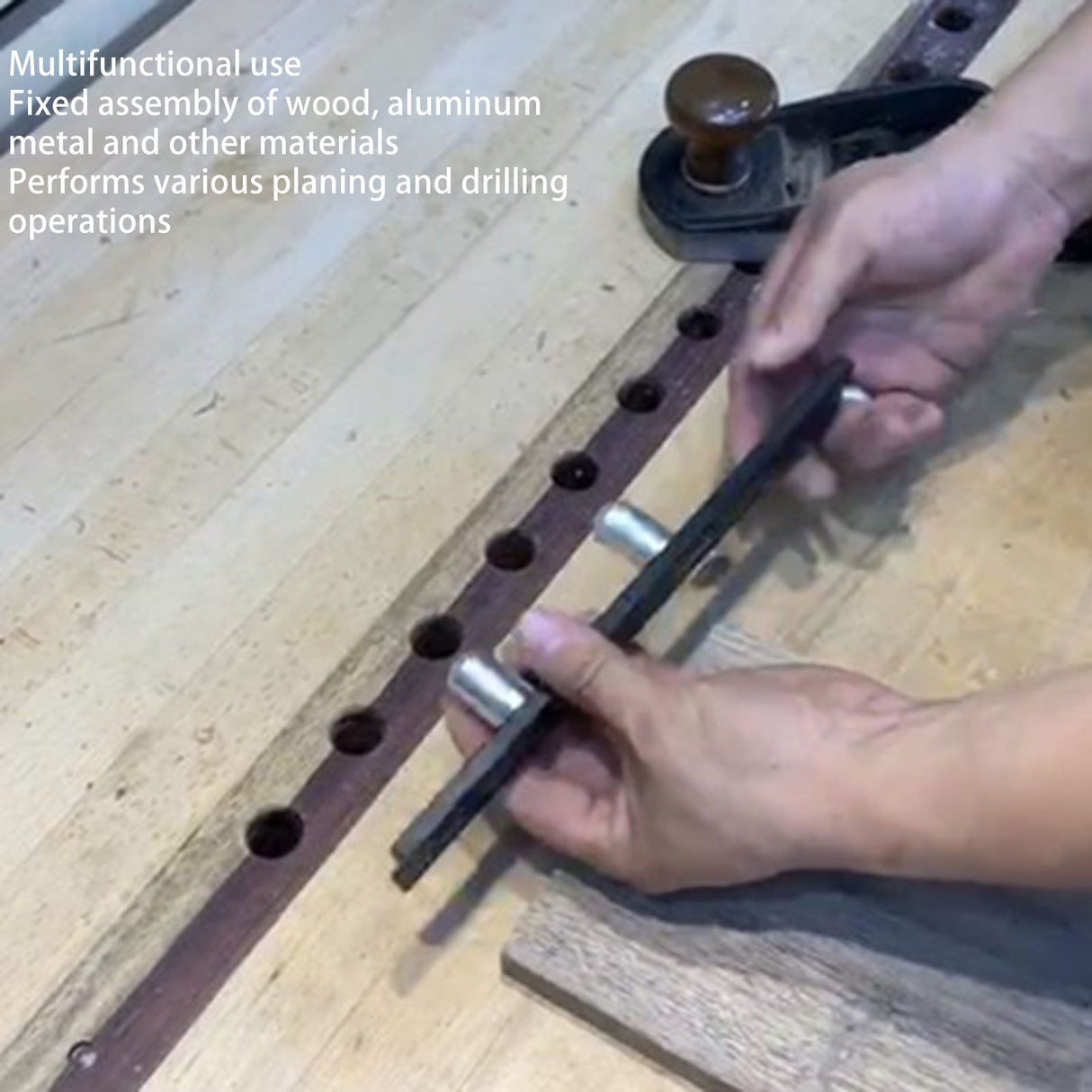 Woodworking Planing Stop Board Positioning Adjustable Woodworking Baffle for Workbench Table Accessories 20mm / 0.79in