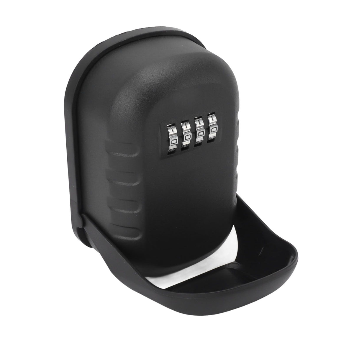 Key Lock Box Safe Security Wall Mounted Waterproof Password Combination Lock Storage Box for House Key Matte Black