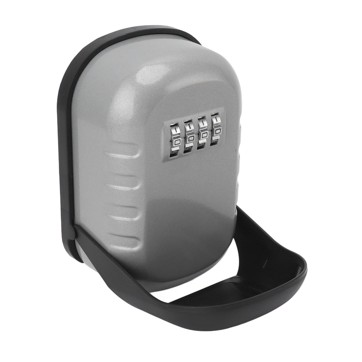 Key Lock Box Safe Security Wall Mounted Waterproof Password Combination Lock Storage Box for House Key Flash Silver