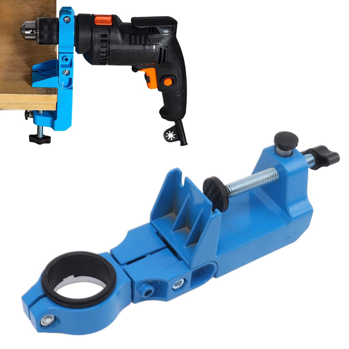 Bench Drill Holder Top 360 Degree Adjustable Hand Drill Fixing Bracket Holder Table Stand