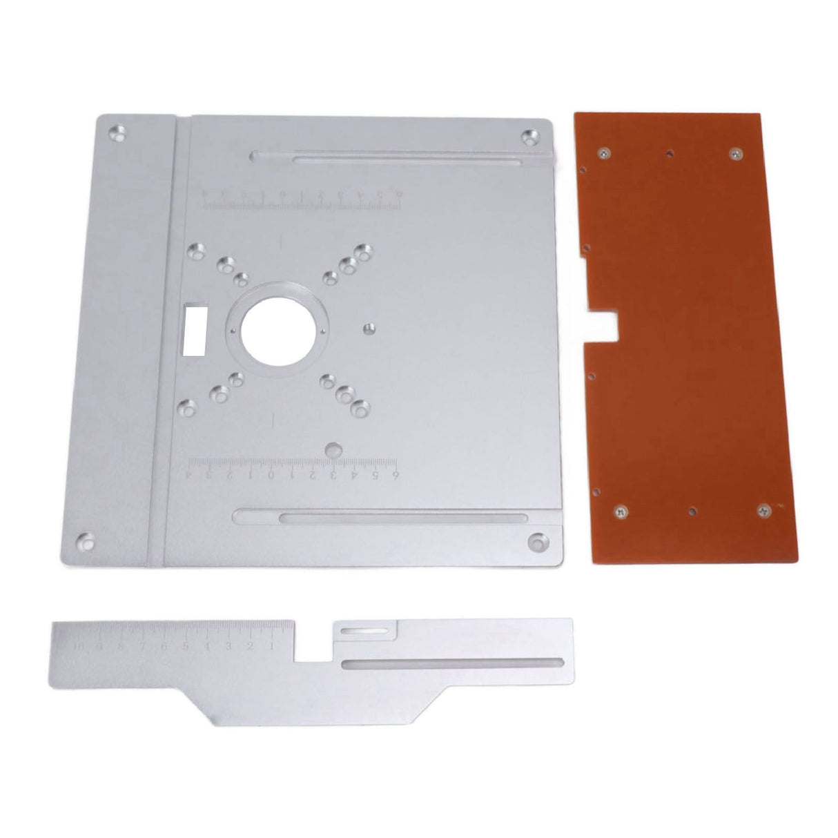 Aluminium Router Table Insert Plate Table for Woodworking Benches Router Plate Wood Tools Milling Trimming Machine