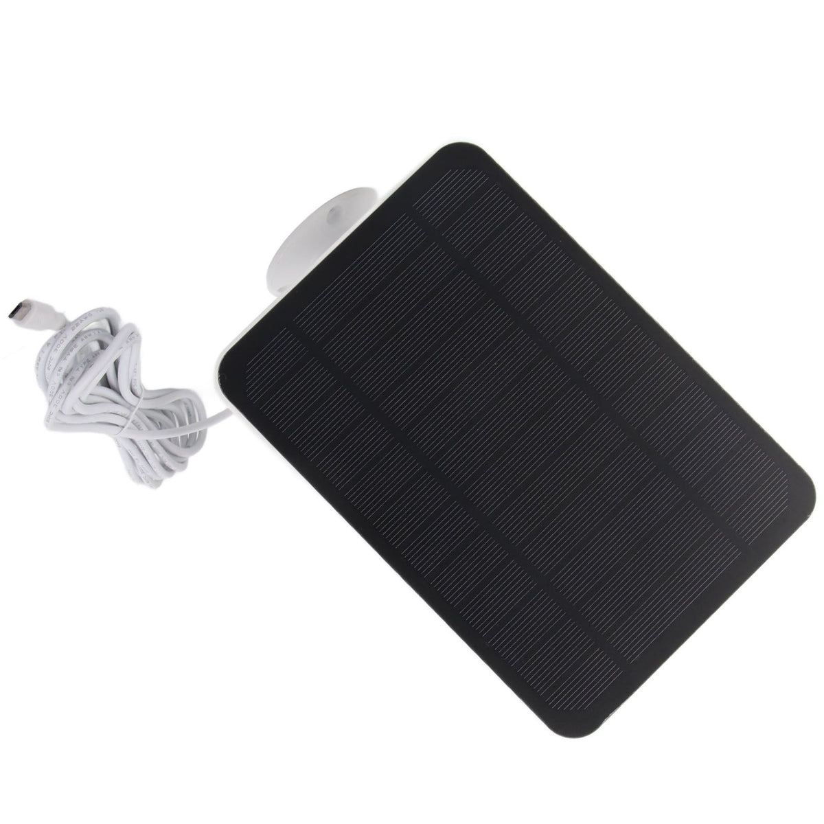 4W 5V Solar Panel for Arlo for Ring for Blink Security Camera IP65 Waterproof Solar Charger with 360 Degree Adjustable Bracket White