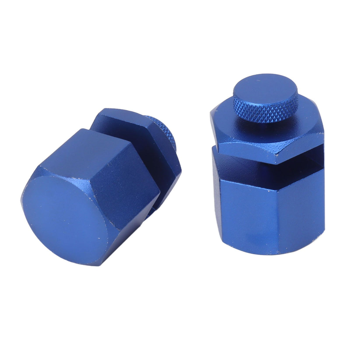 2PCS Stair Guages Knobs Aluminium Alloy Stair Stringer Layout Tool for Framing Square Carpentry Rafter Blue