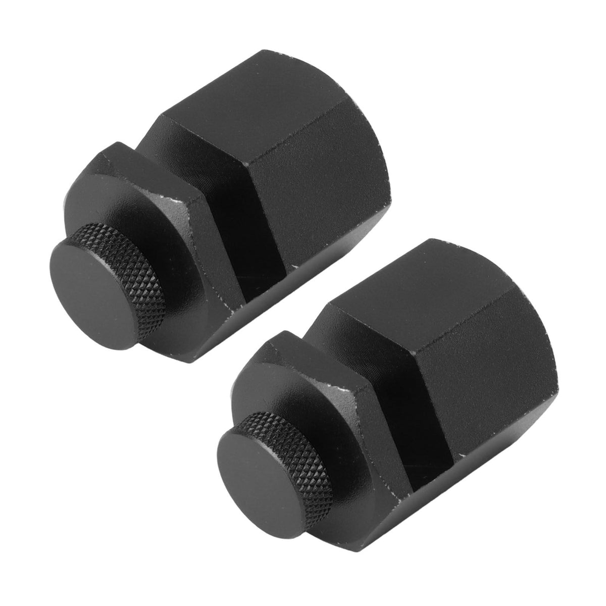 2PCS Stair Guages Knobs Aluminium Alloy Stair Stringer Layout Tool for Framing Square Carpentry Rafter Black