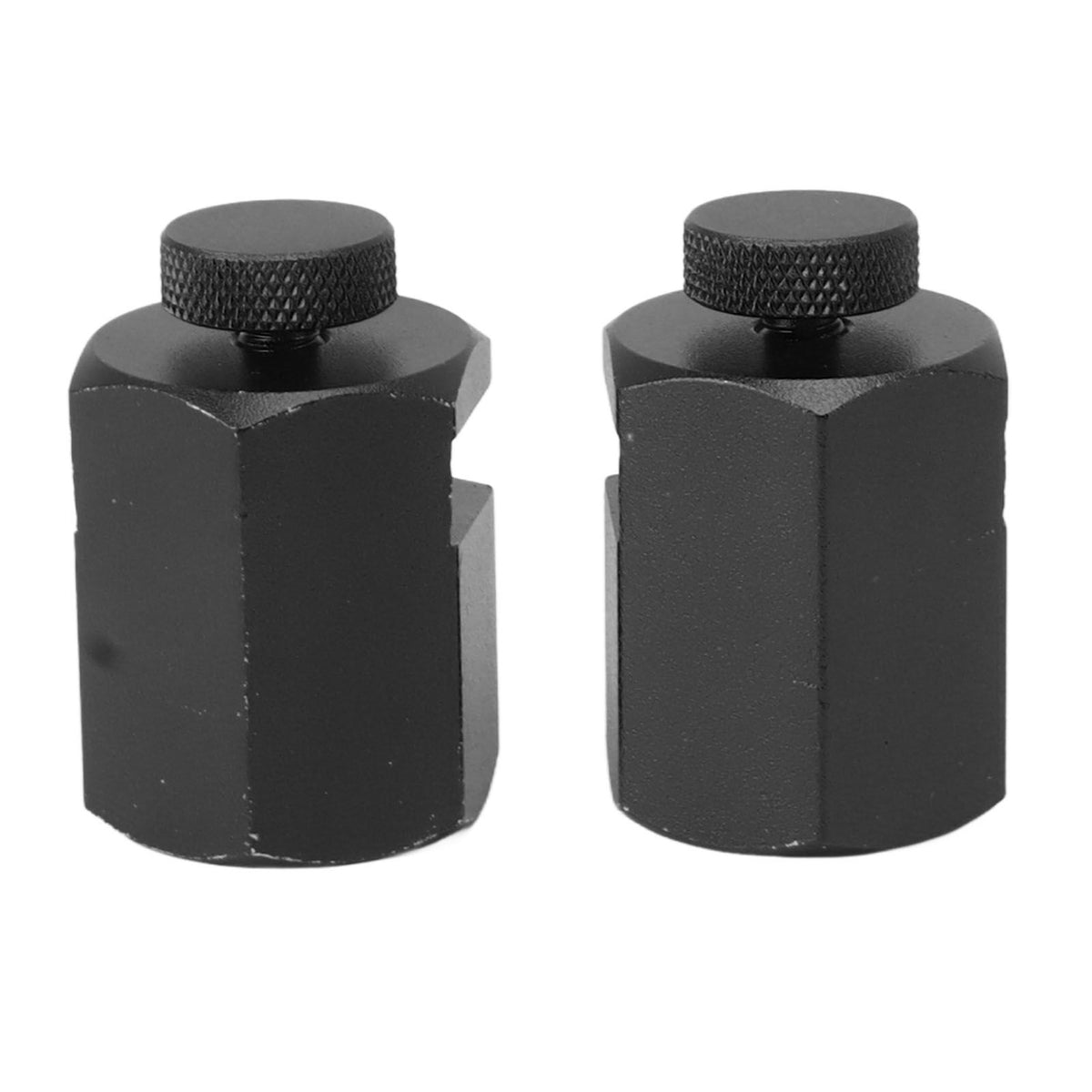 2PCS Stair Guages Knobs Aluminium Alloy Stair Stringer Layout Tool for Framing Square Carpentry Rafter Black