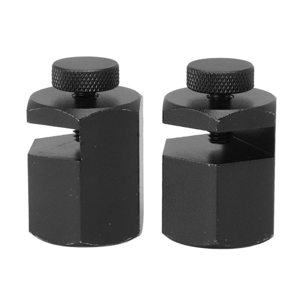 2PCS Stair Guages Knobs Aluminium Alloy Stair Stringer Layout Tool for Framing Square Carpentry Rafter Black