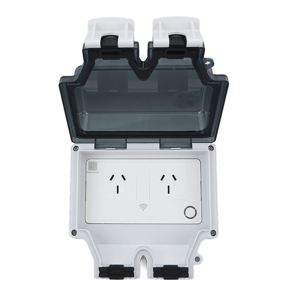 WiFi Intelligent Socket Type 86 IP66 Outdoor Waterproof Wifi Smart Power Outlets APP Control 15A AU Plug 110‑250V SNW 2AU