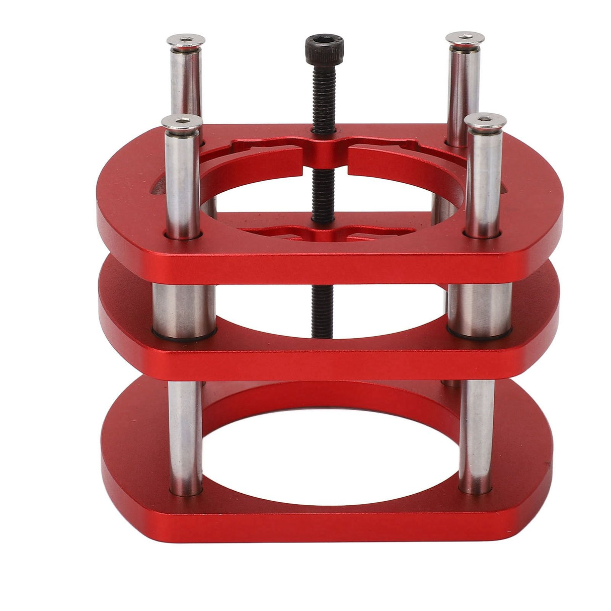 Router Lift Base Aluminum Alloy Router Table Saw Insert Plate Lifting System Base Kit for Small Trimming Machines