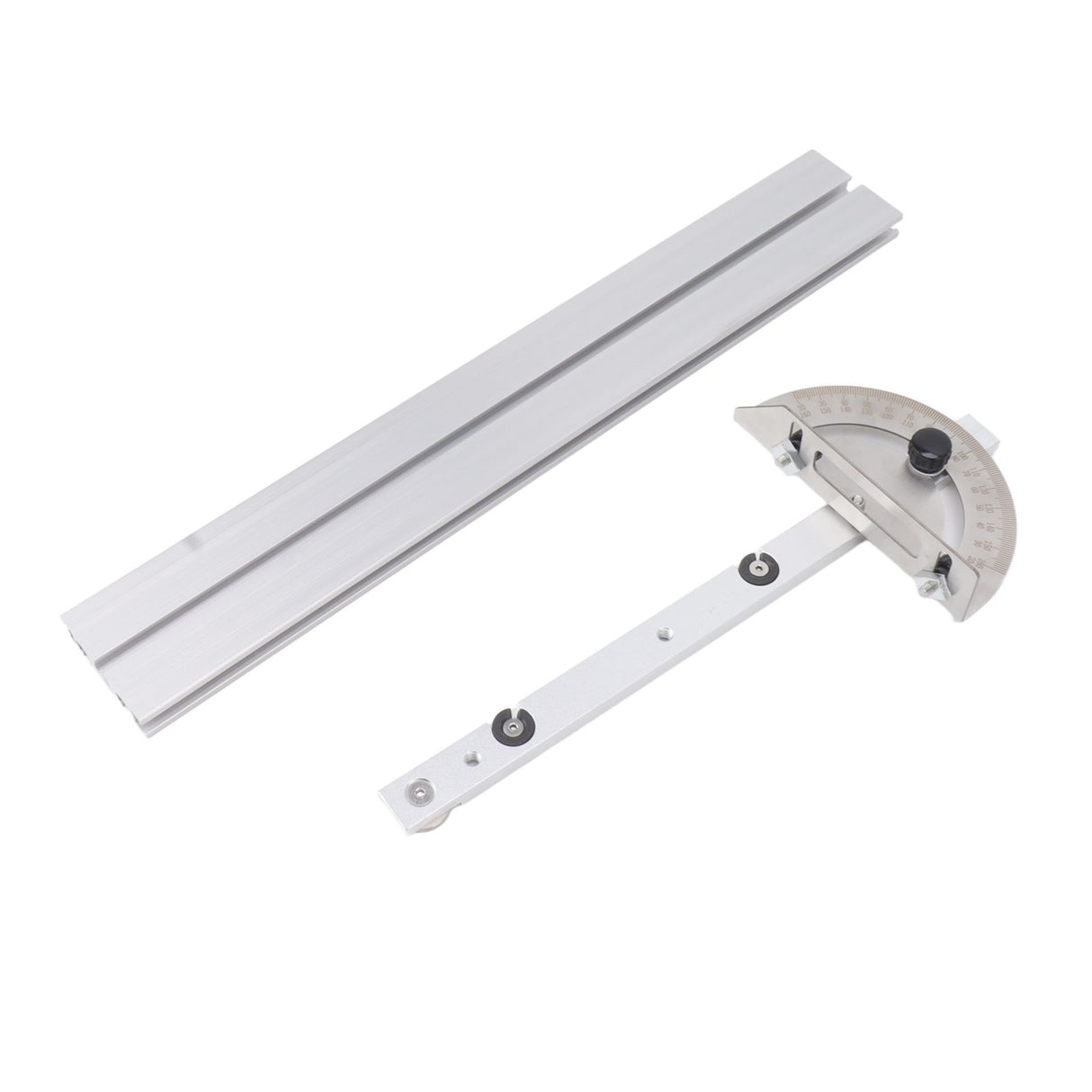 Angle Protractor Angle Finder Ruler Aluminum Alloy Protractor Woodworking Ruler Angle Measure Tool with Backstop