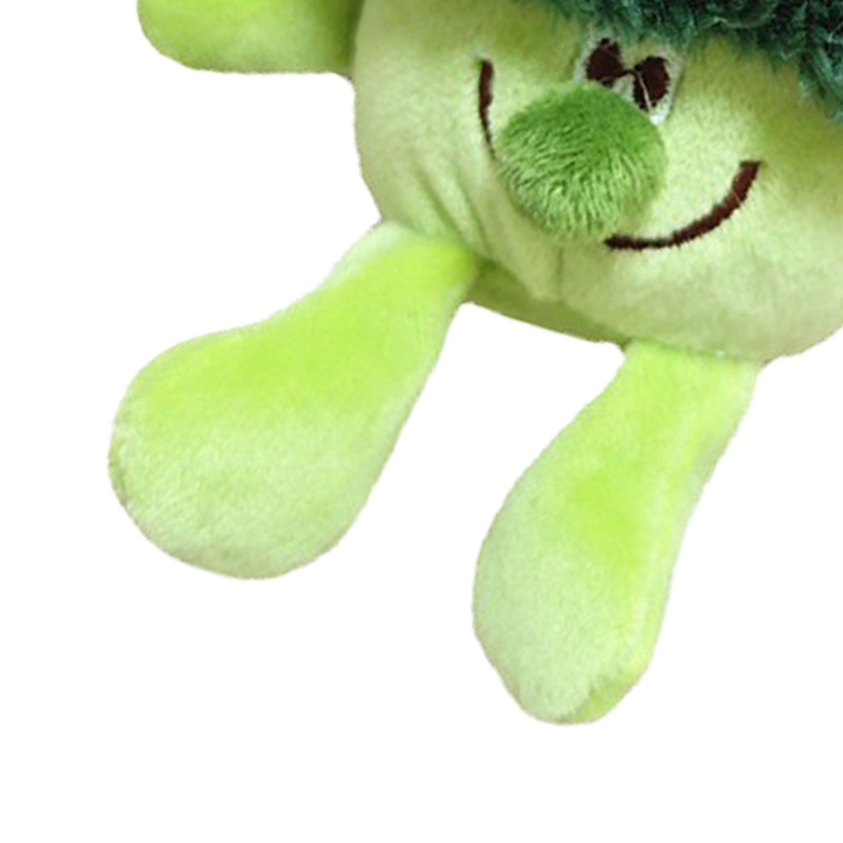 Plush Pendant Cute Broccoli Shape Stuffed Toy PP Cotton Vegetable Pendant for Keychain Keyring Bag Large
