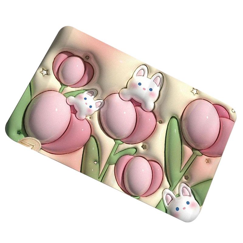 Diatomaceous Earth Floor Mat 3D Visual Water Absorbent Fast Drying Floor Mat for Bathroom H22