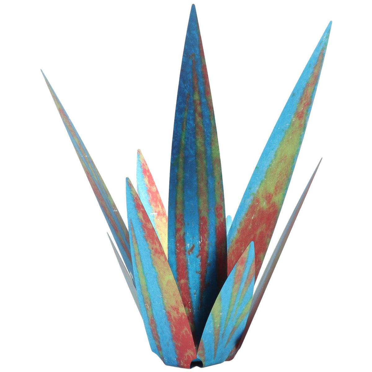 Tequila Sculpture Iron Plant Decor Metallic Luster Home Decoration for Patio Garden