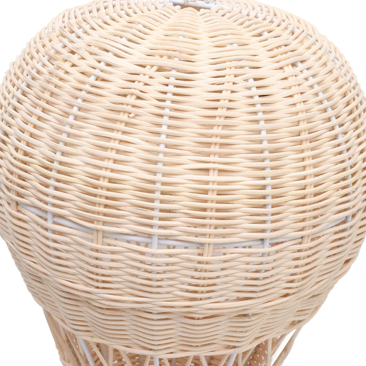Woven Hot Air Balloon Handcrafted Exquisite Details Rattan Weaving Decoration for Kids Room Party Photo Prop