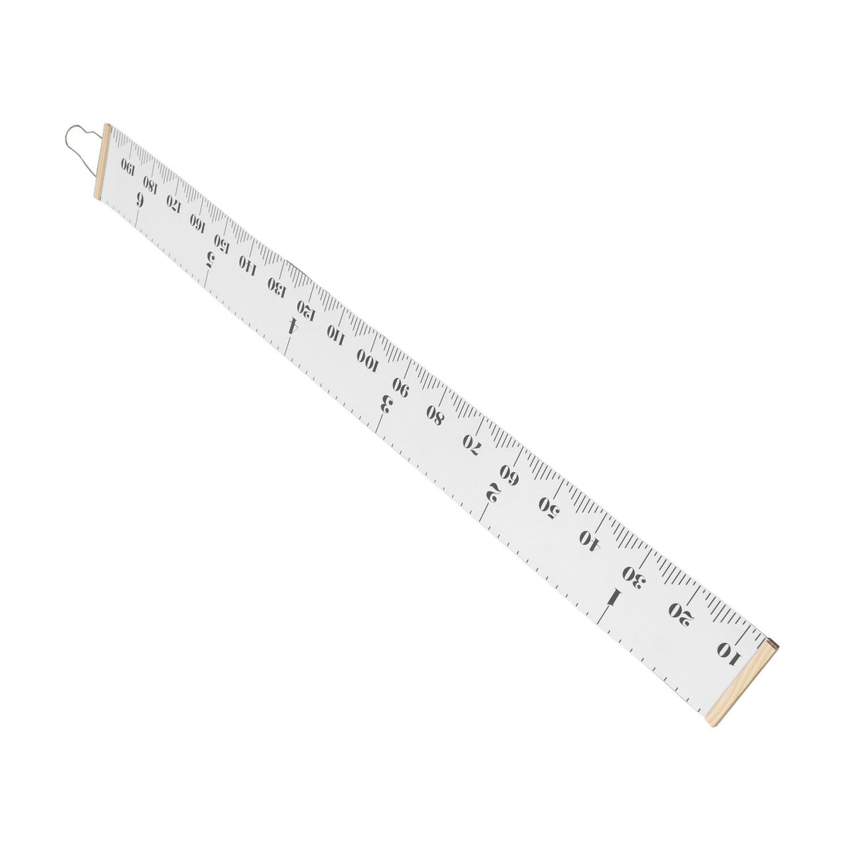 Kids Growth Chart Accurate Baby Height Growth Chart Ruler Removable Canvas Wall Hanging Measurement Chart for Home Classic White