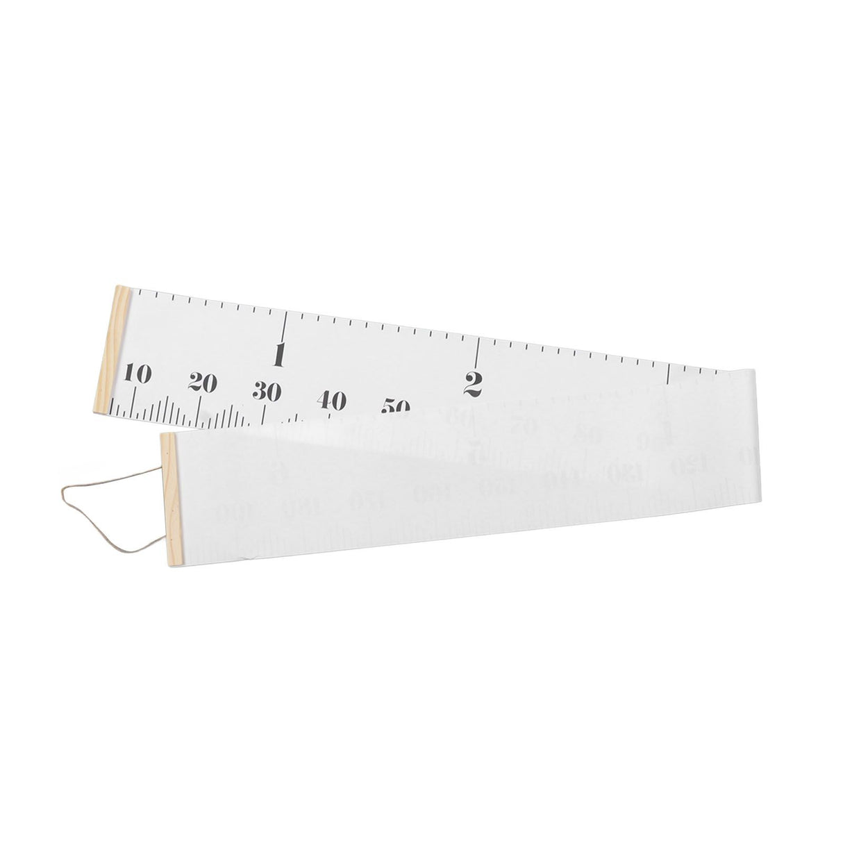 Kids Growth Chart Accurate Baby Height Growth Chart Ruler Removable Canvas Wall Hanging Measurement Chart for Home Classic White