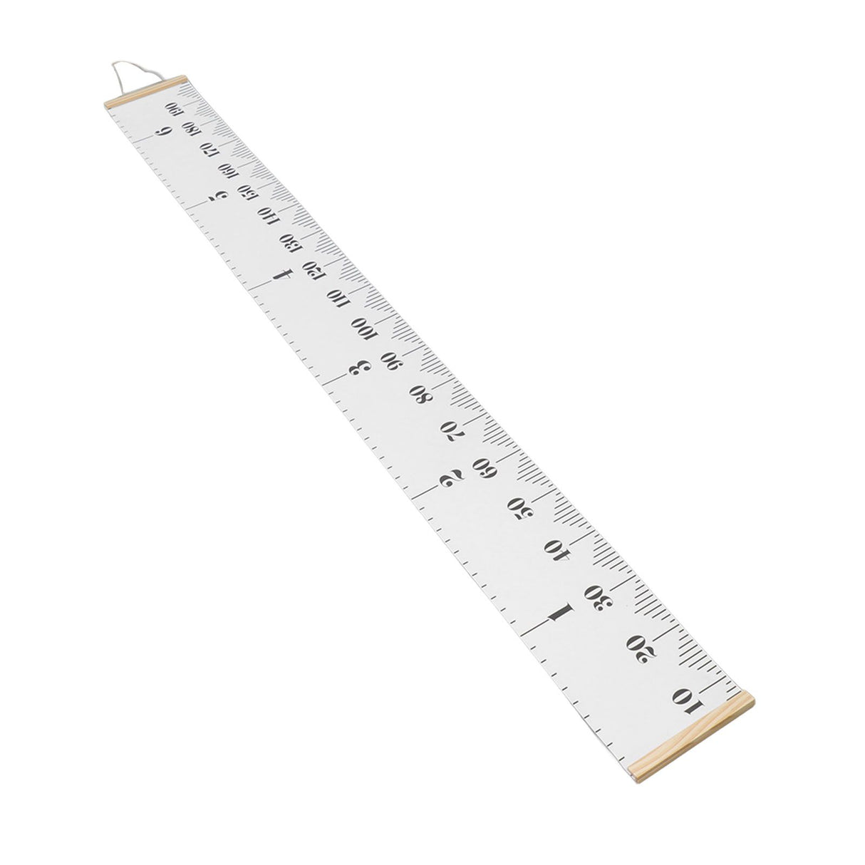 Kids Growth Chart Accurate Baby Height Growth Chart Ruler Removable Canvas Wall Hanging Measurement Chart for Home Classic White