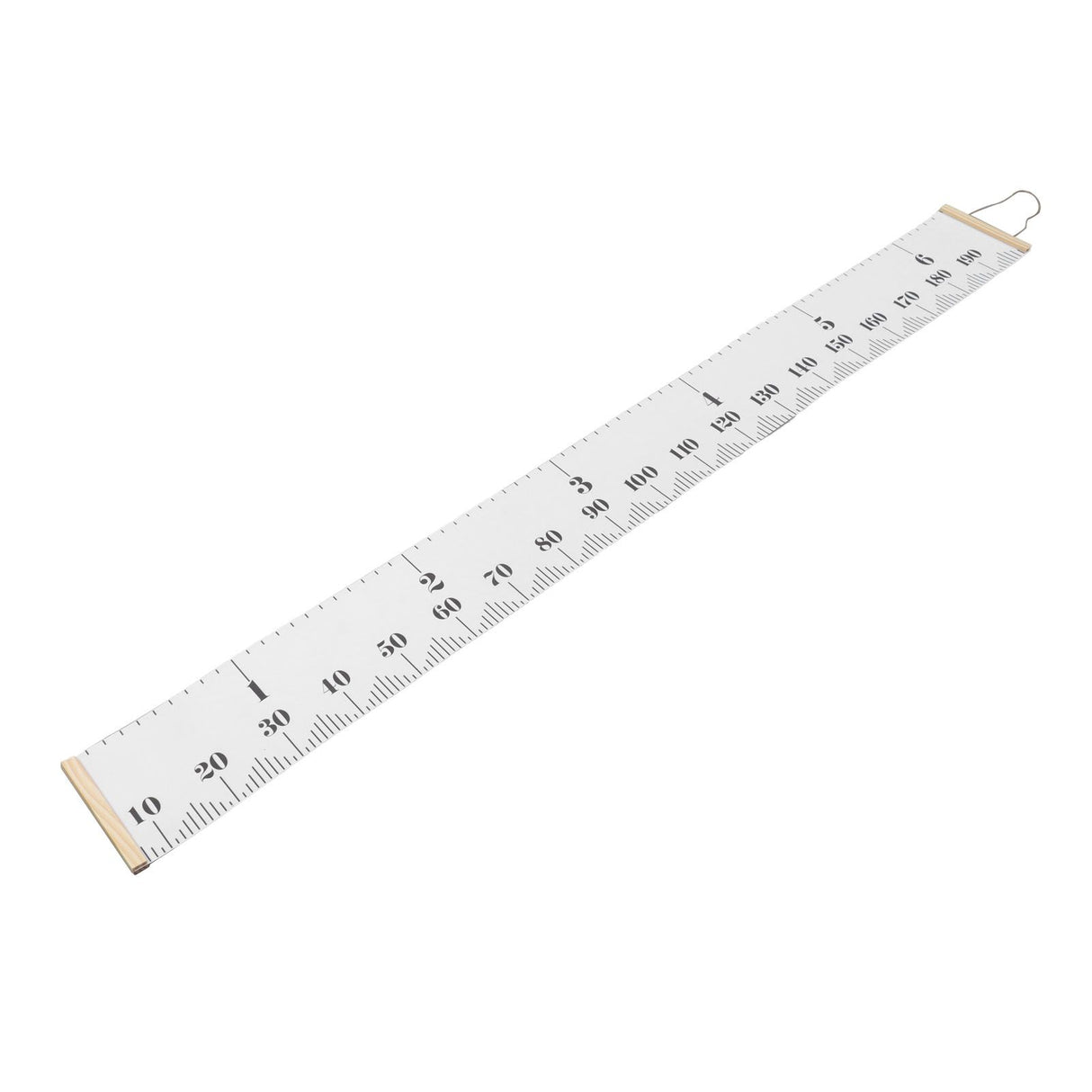 Kids Growth Chart Accurate Baby Height Growth Chart Ruler Removable Canvas Wall Hanging Measurement Chart for Home Classic White