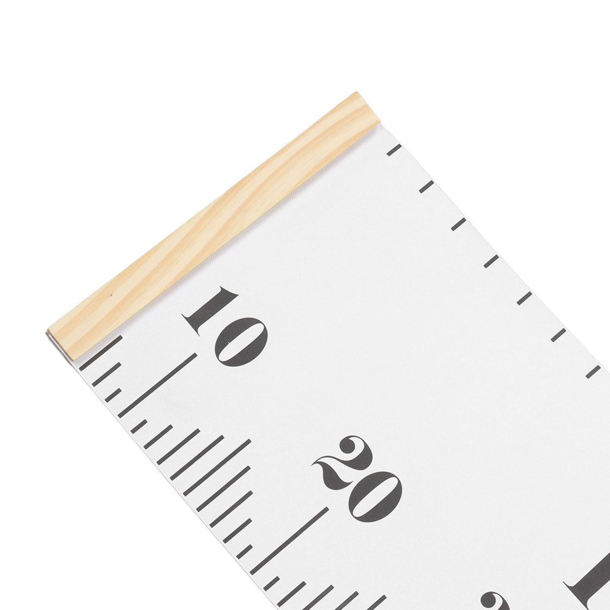 Kids Growth Chart Accurate Baby Height Growth Chart Ruler Removable Canvas Wall Hanging Measurement Chart for Home Classic White