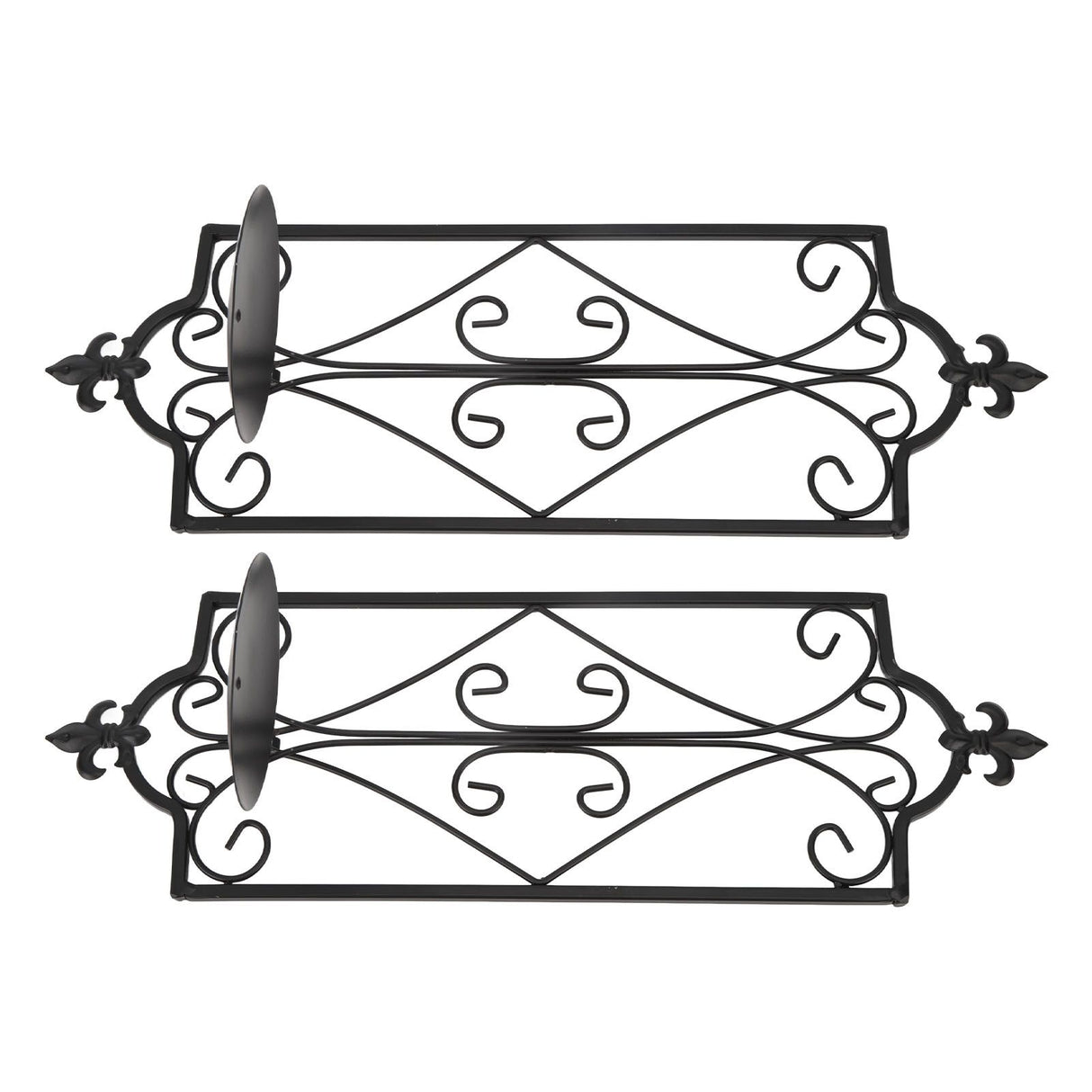 2pcs Wall Sconce Candle Holder Hanging Iron Wall Candle Sconce Holder Wall Decorations for Living Room Dining Room