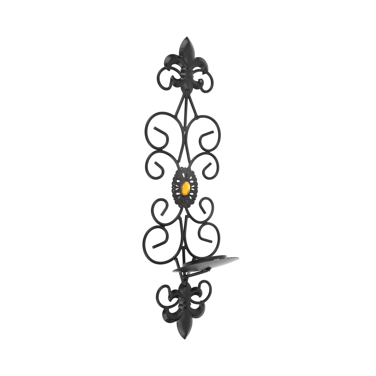 Wall Candle Holders Retro Diamond Encrusted Candlestick for Living Room Bedroom Decorations
