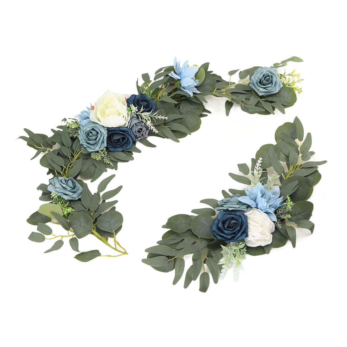 Faux Flower Swag Set Artificial Flower Arch Decor Wedding Welcome Reception Ceremony Signs Decorations 18058-HL
