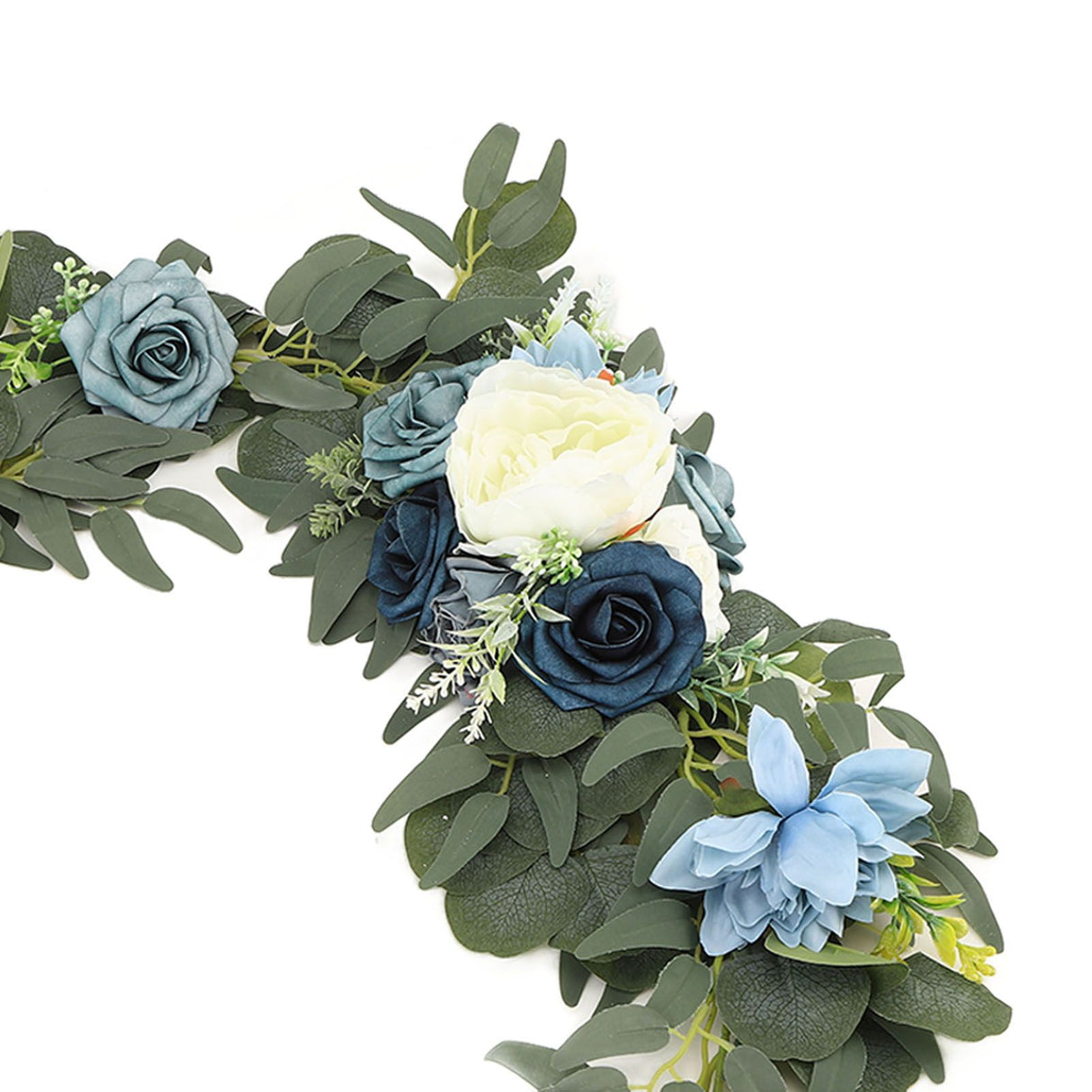 Faux Flower Swag Set Artificial Flower Arch Decor Wedding Welcome Reception Ceremony Signs Decorations 18058-HL