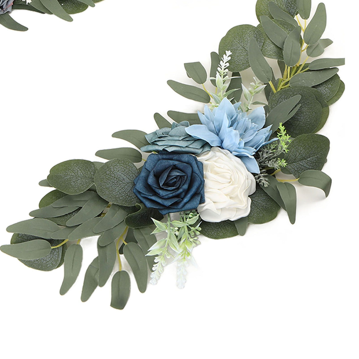 Faux Flower Swag Set Artificial Flower Arch Decor Wedding Welcome Reception Ceremony Signs Decorations 18058-HL