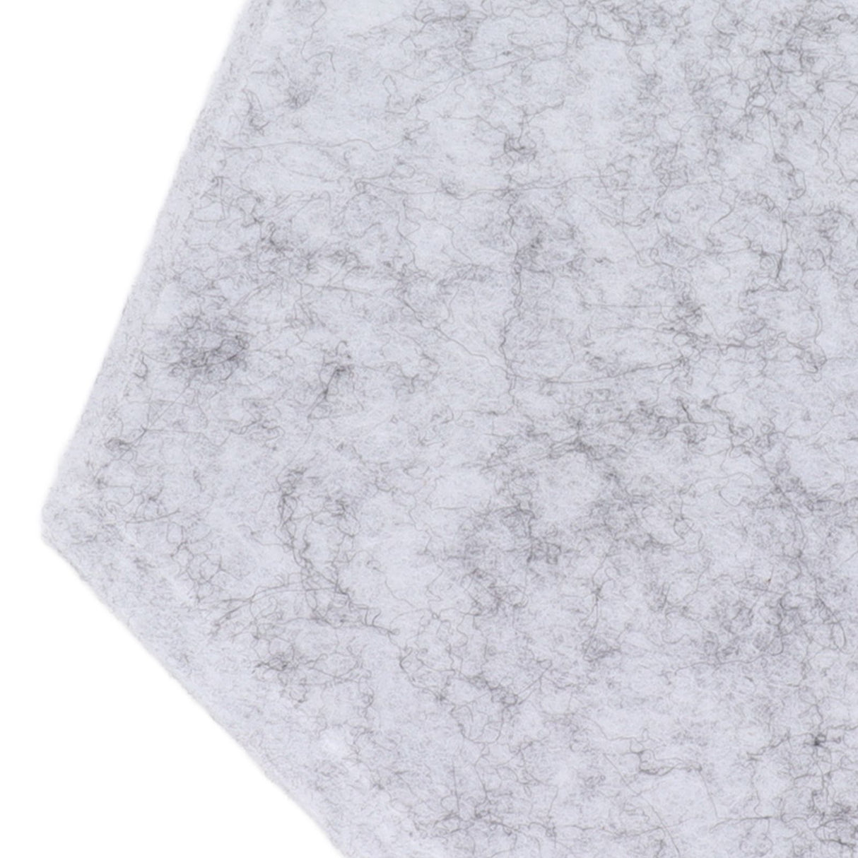 12PCS Hexagon Acoustic Panels High Density Sound Absorbing Panels Sound Proof Beveled Edge Wall Panels 14x12x7cm Light Gray