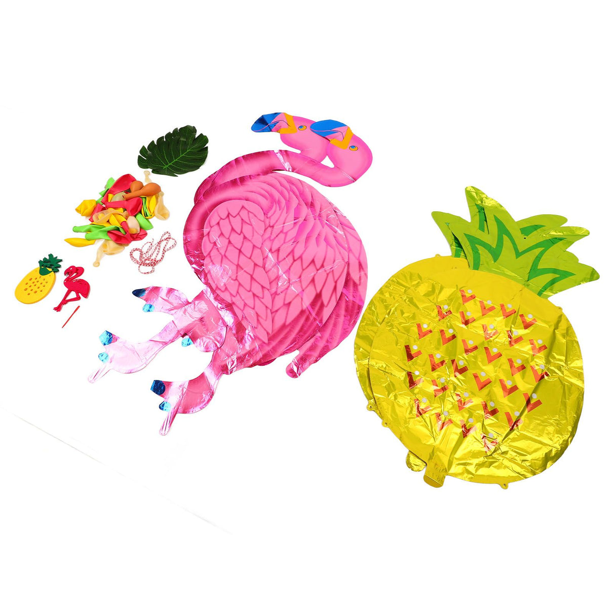 Hawaii Flamingo Pineapple Balloon Set Summer Party Decoration Balloon Set for Wedding Party