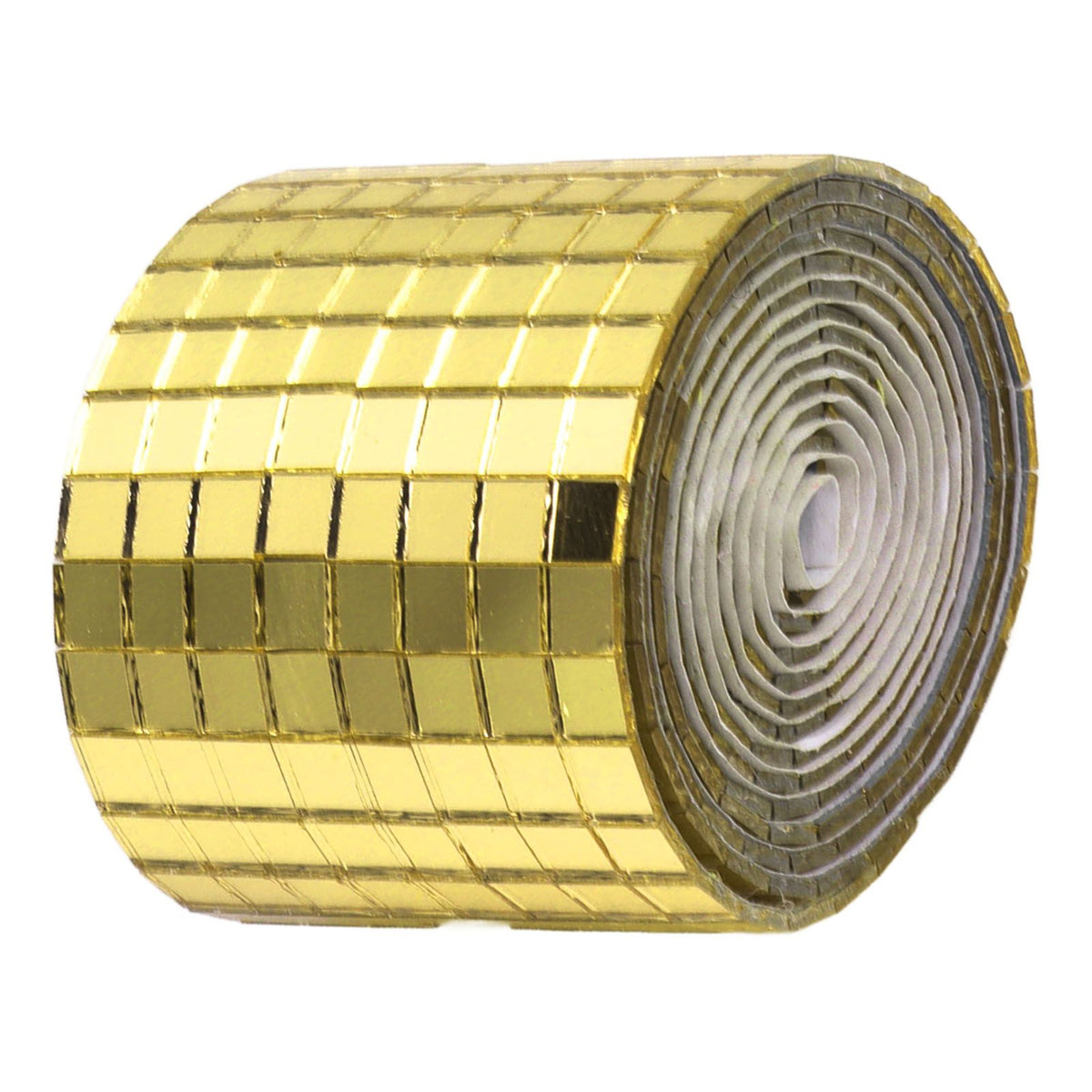 1600Pcs Self Adhesive Mirror Mosaic Sheet Adhesive Mosaic Square Glass Tile Sticker for Home Decorating Gold