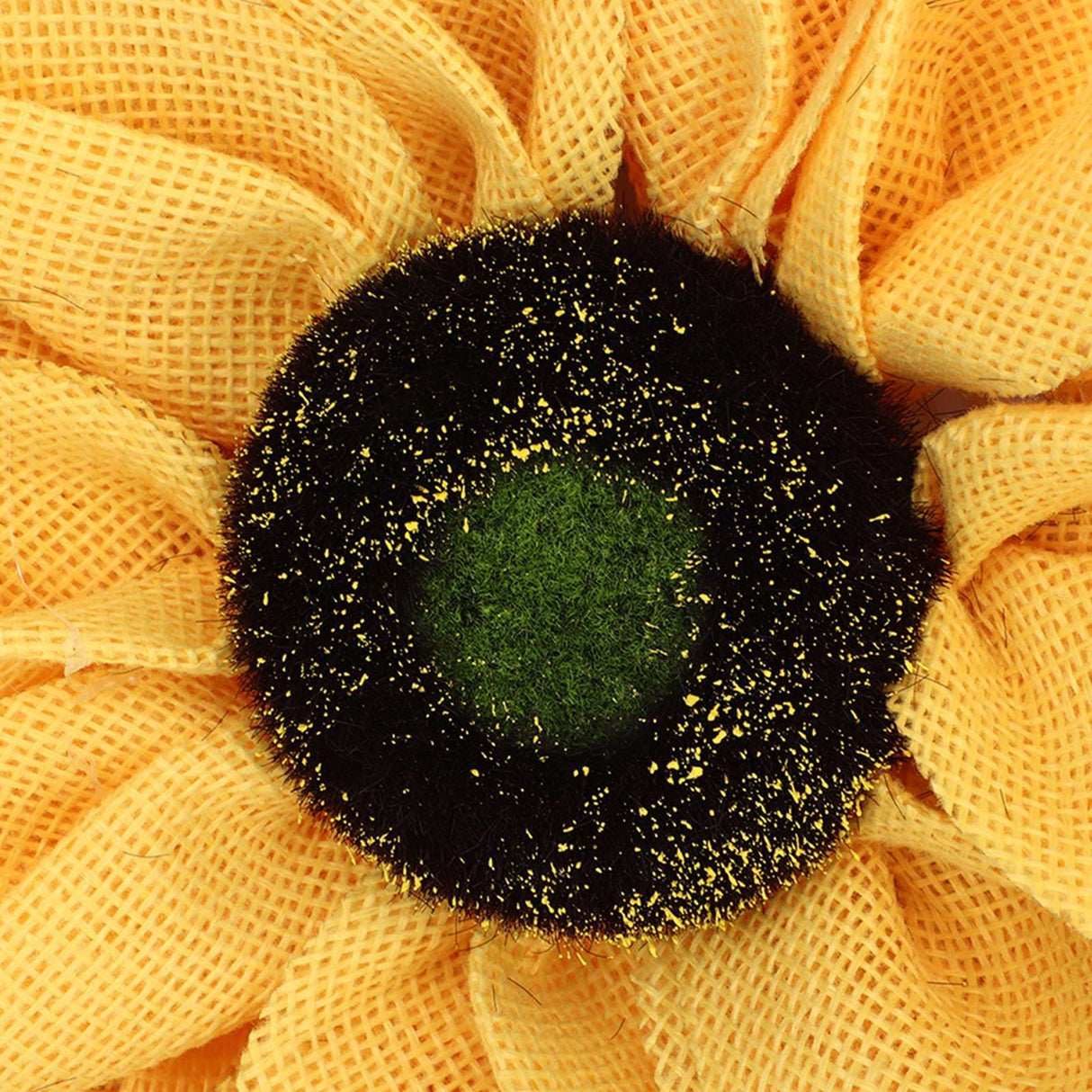 Sunflower Wreath for Front Door Round Artificial Yellow Sunflower Wreath for Front Door Window Party Home Decor 15.7in