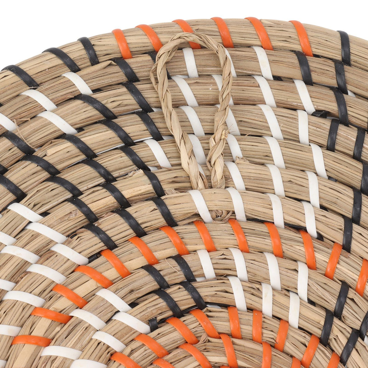 Grass Woven Placemats Nordic Style Innovative Round Placemats for Dining Table Home Decor Wall Decor 30cm/11.8in