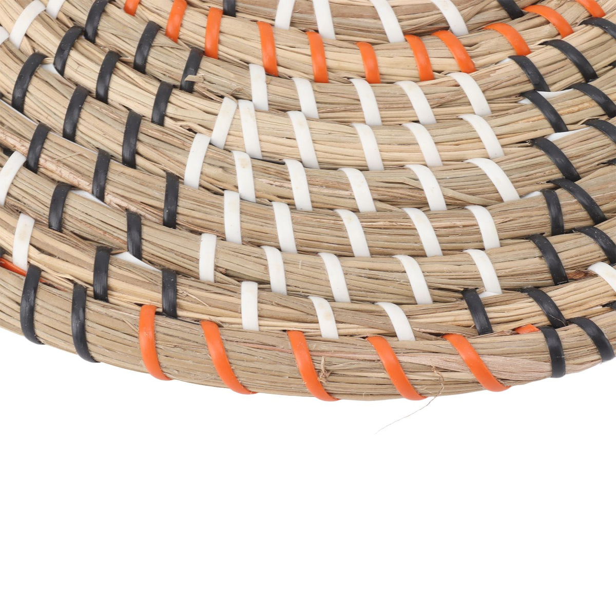 Grass Woven Placemats Nordic Style Innovative Round Placemats for Dining Table Home Decor Wall Decor 30cm/11.8in