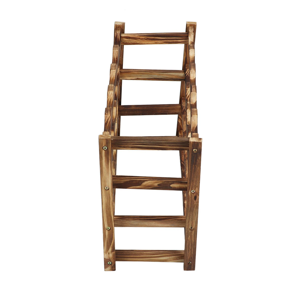 Wine Rack Pine Wood Wine Bottle Storage Shelf Display Organizer Decor for Countertop Home 4 Layer 20 Bottles Capacity