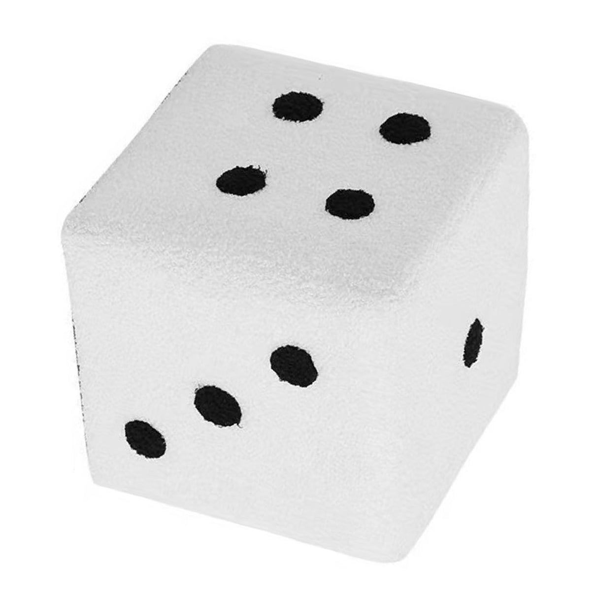 Foot Stool Soft Comfortable Simple Warm Sturdy Base Cube Stool for Home Living Room Bedroom White 29x29x25cm