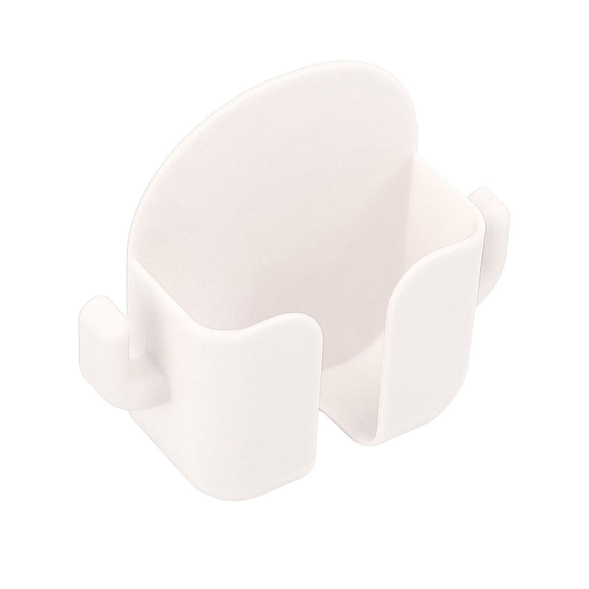 Self Adhesive Wall Mount Cell Phone Holder Wall Mount Phone Charging Holder for Home Office Bedroom White