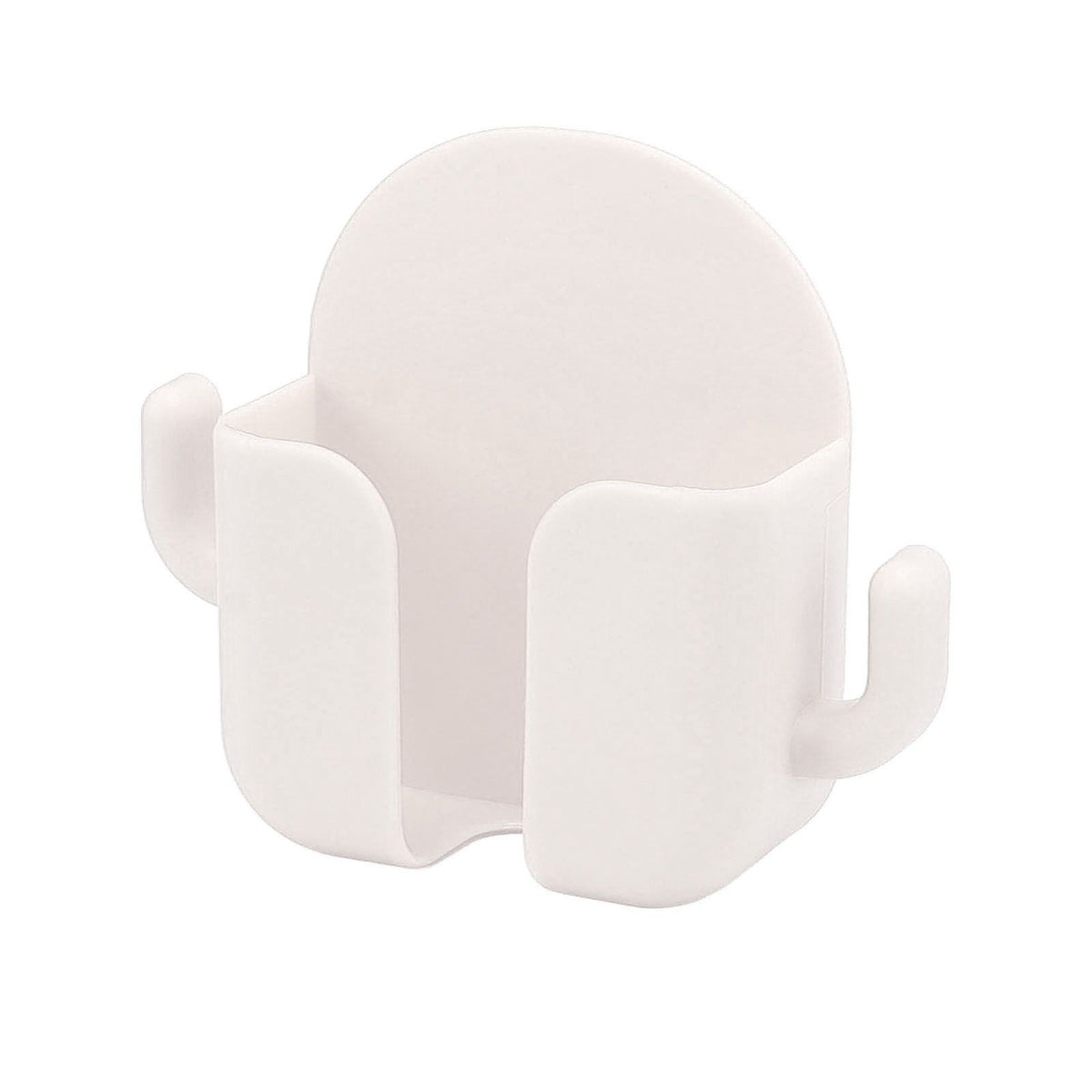 Self Adhesive Wall Mount Cell Phone Holder Wall Mount Phone Charging Holder for Home Office Bedroom White