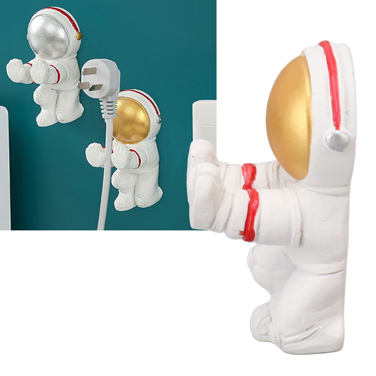 Plug Hook Traceless Glue Punch Free Strong Cartoon Wall Stick Storage Rack Supplies Gold