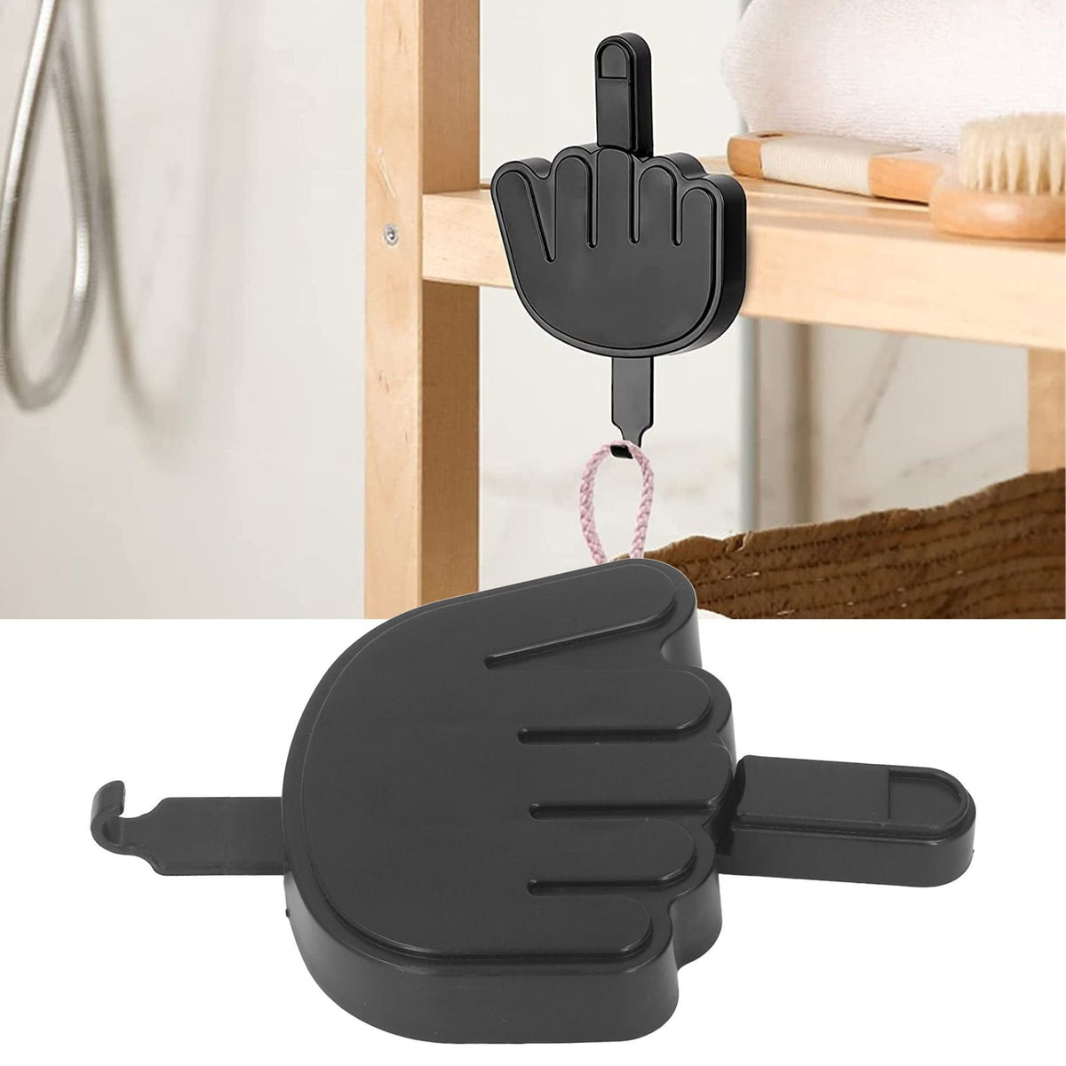 Funny Key Hanger Self Adhesive Special Shape Key Hanger Key Wall Hanger for Home Office Decoration Finger