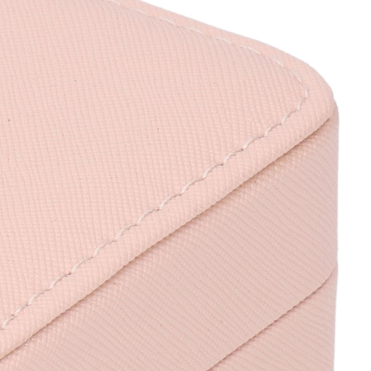 Jewelry Box Pink Portable Multi Layer PU Leather Jewelry Travel Case for Home Ring Earrings Necklace
