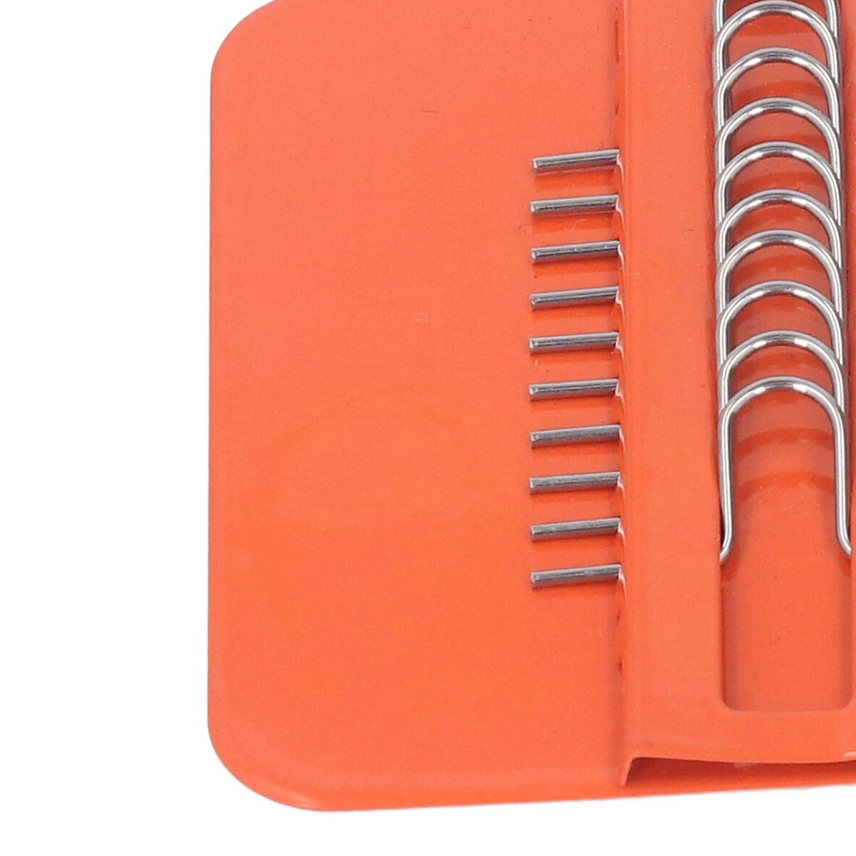 10 Hooks Mini Loom Machine Household Small Weaving Loom Machine with 6.5cm Wooden Board for Hand Craft DIY Weaving Orange Triangle