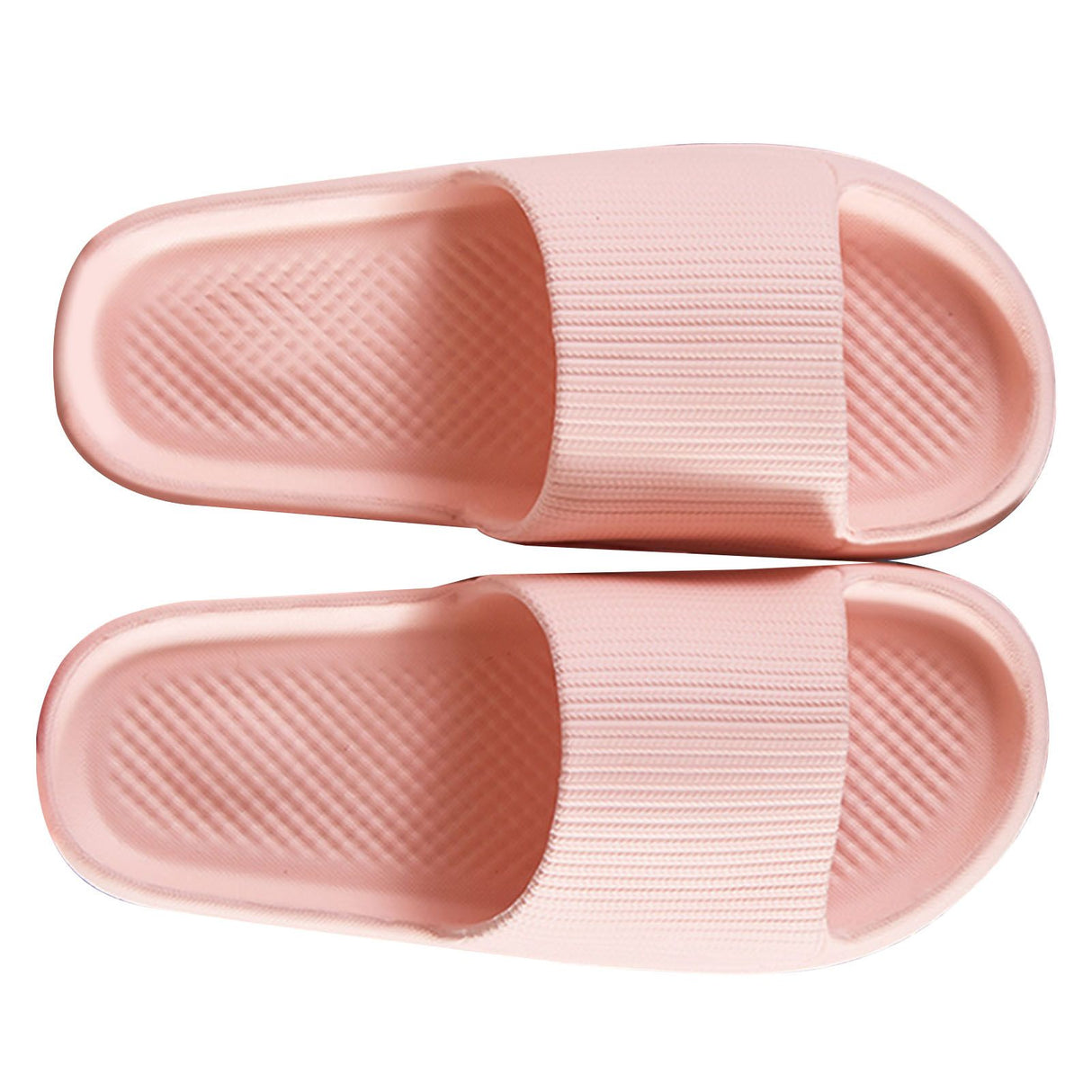 Bathroom Slippers Anti Slip Soft Thick Sole Integrated Light Weight Home Slippers Pink 40 41 (25cm/9.8in)