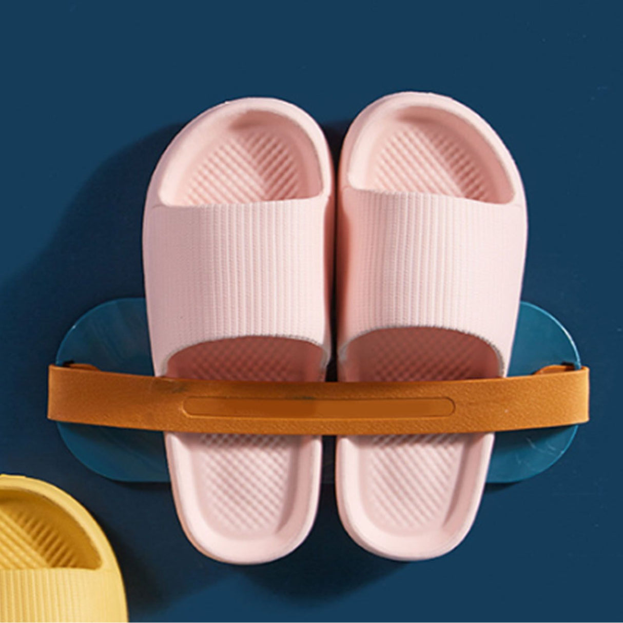 Bathroom Slippers Anti Slip Soft Thick Sole Integrated Light Weight Home Slippers Pink 40 41 (25cm/9.8in)