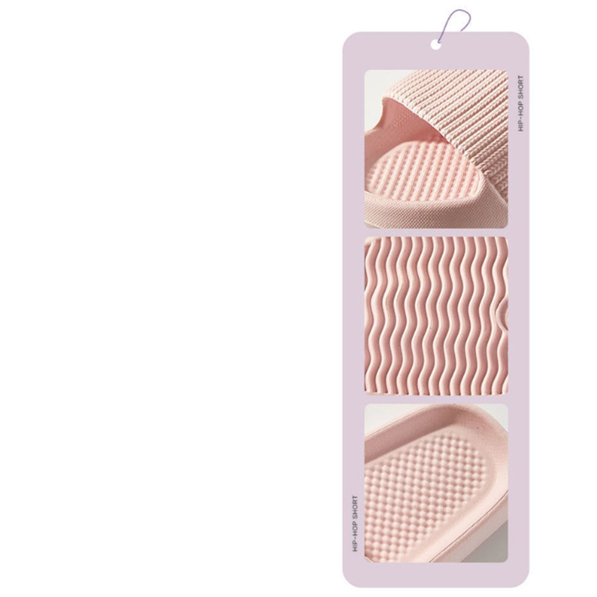 Bathroom Slippers Anti Slip Soft Thick Sole Integrated Light Weight Home Slippers Pink 40 41 (25cm/9.8in)