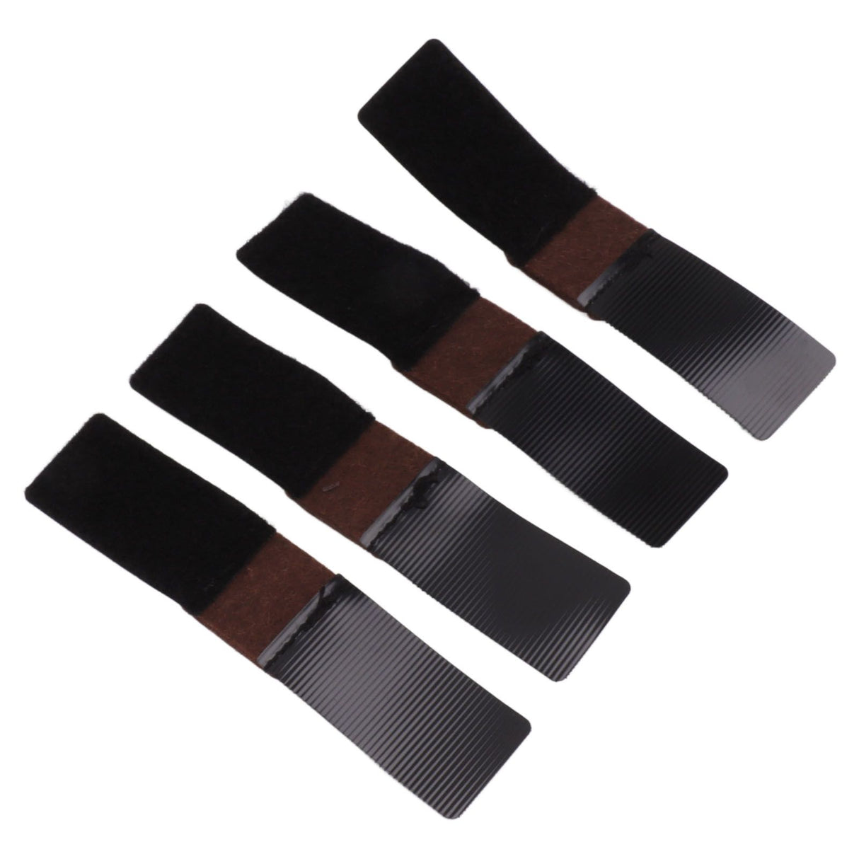 Arched Felt Furniture Pads with Hook Loop Fasteners Sled Base Floor Saver Arched Chair Felt Footpad Mats
